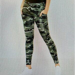NWT Lou & Grey LOFT Camo Ponte Side Pocket Leggings. Size S